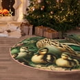 thumbnail image 5 of Lukts Mallard Duck And Flowers Print Color Life Christmas Tree Skirt, Winter Holiday Tree Mat Decoration ,Can be Used as A Shawl-30", 5 of 6