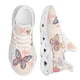 thumbnail image 1 of Zapatos vulcanizados de plataforma para exteriores con diseño floral de mariposas, zapatillas ligeras para caminar, informales,, 1 of 6