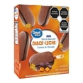 thumbnail image 1 of Mini paletas heladas Great Value sabor dulce de leche cubierta de chocolate 4 pzas de 56 g c/u, 1 of 3