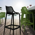 thumbnail image 4 of Compamia Air Patio Bar Stool in Black, 4 of 8