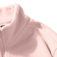 thumbnail image 6 of Mens Fuzzy Sherpa Sweatshirt Long Sleeve Full Zip Basic Sweater Jackets Fall Winter Stand Collar Fluffy Sports Outwear Pink M, 6 of 8