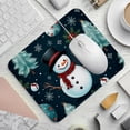 thumbnail image 2 of Snowman Square Desk Mat Mouse Mat Mouse Pad, 8.3x9.8 Inch, Non-Slip Rubber Bottom, Printed, Suitable for Office and Gaming, 2 of 6
