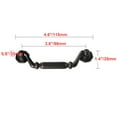 thumbnail image 4 of Utopia Alley 25pcs Suffolk Pull Handle - Decorative Cabinet Drop Pull Handles- Vintage Cabinet Hardware with Hand Finished Oil Rubbed Bronze - Metal Drawer Pull Handle, 3.8" Center to Center, 4 of 6