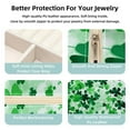 thumbnail image 3 of St. Patrick's Day Travel Portable Square Jewelry Organizer: Necklace Holder, Bracelet Holder, and More for Stylish Girls and Women, 3 of 6