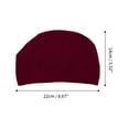 thumbnail image 4 of Unique Bargains 1 Pc Elasticity Swim Cap 5.51"x8.66" Wine Red, 4 of 6