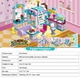 thumbnail image 2 of HI-REEKE House Building Block Set 3in1 Dream Home Building Kit Plastic Toy Gift for Girls Multicolor, 2 of 7