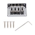 thumbnail image 4 of Keenso 4 String Guitar Bridge, Zinc Alloy Construction Not Easy To Damage Guitar Bridge, For Electric Guitar Bass, 4 of 8