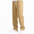 thumbnail image 1 of NOLDARES Boys Sweatpants - Ligthweight Athletic Boys Pants Relaxed Fit Youth Joggers with Pockets and Drawstring(Khaki,7-8 Years), 1 of 4