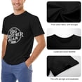 thumbnail image 6 of Big Brother Again Dandy Men's Cotton Short Sleeve HD Print Tee for Casual T-Shirt Crew Neck Top Black 2XL, 6 of 7