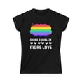 thumbnail image 3 of LGBT More Equality More Love Tshirts LGBTQ Gay Lesbian LGBT Shirts for Women, 3 of 8