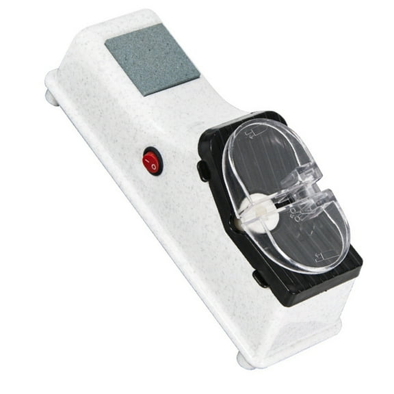 HEATSHAKING Compact and Lightweight Electric Knives Sharpener for Sharpening Bread Knives 1Pack Plastic