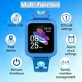 thumbnail image 3 of GJX 2026 New 4G Kids Smart Watch with Gps Real Time Location Video Call Sos Button Blue, 3 of 7