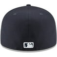 thumbnail image 4 of Men's New Era Navy Los Angeles Dodgers White Logo 59FIFTY Fitted Hat, 4 of 5