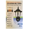 thumbnail image 1 of Maxsa Innovations 3931151 Motion-Sensing LED Black Outdoor Light Fixture, Battery Powered, 1 of 4