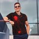thumbnail image 4 of Fotbe Red Spider On The Web Camiseta Polo de Golf para Hombre con Estampado – Camisa Deportiva Transpirable con Cuello Abotonado-4X-Large, 4 of 6