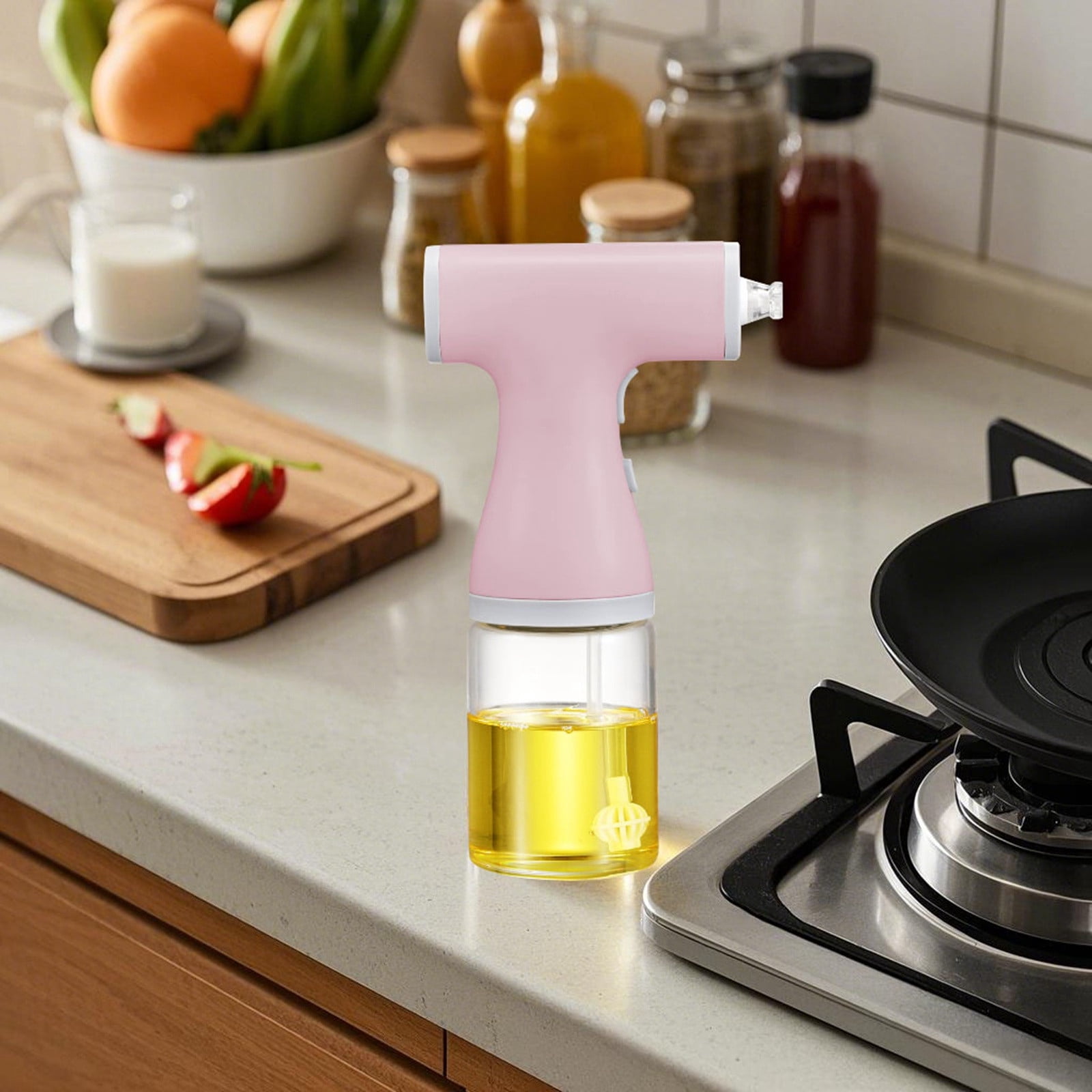 Syrup Bottles Glass 8oz Useful Things for Kitchen Vials with Lids 50ml Must Have Kitchen Gadgets 2022 Vintage Metal Oil Can Spout Vinegar Bottles for Kitchen Olive Oil Holder for Kitchen Oil Set for