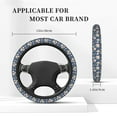 thumbnail image 5 of Haiem Flower Print Steering Wheel Cover 15 Inches for Women Men, Neoprene Anti-Slip Cute Car Steering Wheel Grip Wrap Car Accessories Protective Case Cover for Vehicle Truck SUV, 5 of 8