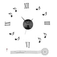 thumbnail image 1 of Reloj de pared sin marco con efecto 3D, autoadhesivo, impermeable, sencillo, para oficina, dormitorio y hogar., 1 of 14