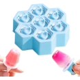 thumbnail image 3 of Moldes de paletas de silicona Botao, moldes de bricolaje para helado para niños, fácil liberación, limpieza, 1 pieza, 3 of 5