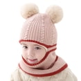 thumbnail image 1 of Minnieouse Gorro bonito tejido para bebé, gorro elegante y cómodo con pompón, gorros de invierno para niños, suaves Sombreros Beige, 1 of 6