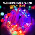 thumbnail image 3 of Huevos de Pascua String Lights ZGWJ de 16 pies y 50 LED para exteriores e interiores, 3 of 7