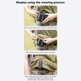 thumbnail image 4 of Ventilador portátil de clip de cintura Ventilador de mano recargable 3 velocidades Ventilador personal negro, 4 of 5