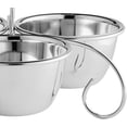 thumbnail image 6 of Soro Essentials- 10 oz. Stainless Steel Three-Way Server Caddy with Bowl- Serving Bowl Set Stand for Parties Serving Stand for Salsa Sauces Dressing Candy Dining Dinnerware Home Kitchen Restaurant, 6 of 6