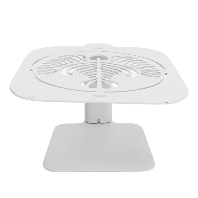 Support de Pesage en Acier au Carbone Réglable Hauteur Imperméable Tige de Protection pour Machine à Café Modèle Latte Blanc