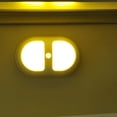 thumbnail image 3 of Inteprter Luz fácil de la pared del sensor de la instalación del ABS para una amplia gama conveniente de usos Sensor de movimientos automático Iluminación y accesorios luz blanca 0.7W, 3 of 6