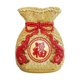 thumbnail image 2 of Estatua decorativa de jarrón con bolsa de bendición Feng Shui de año Nuevo Chino, escultura hecha a mano para decoración de estantes de pared, ligera Oro Macarena Cesta china, 2 of 8