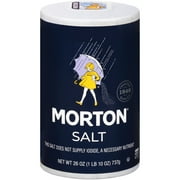 Morton® Salt, Plain, 26 oz Round Can