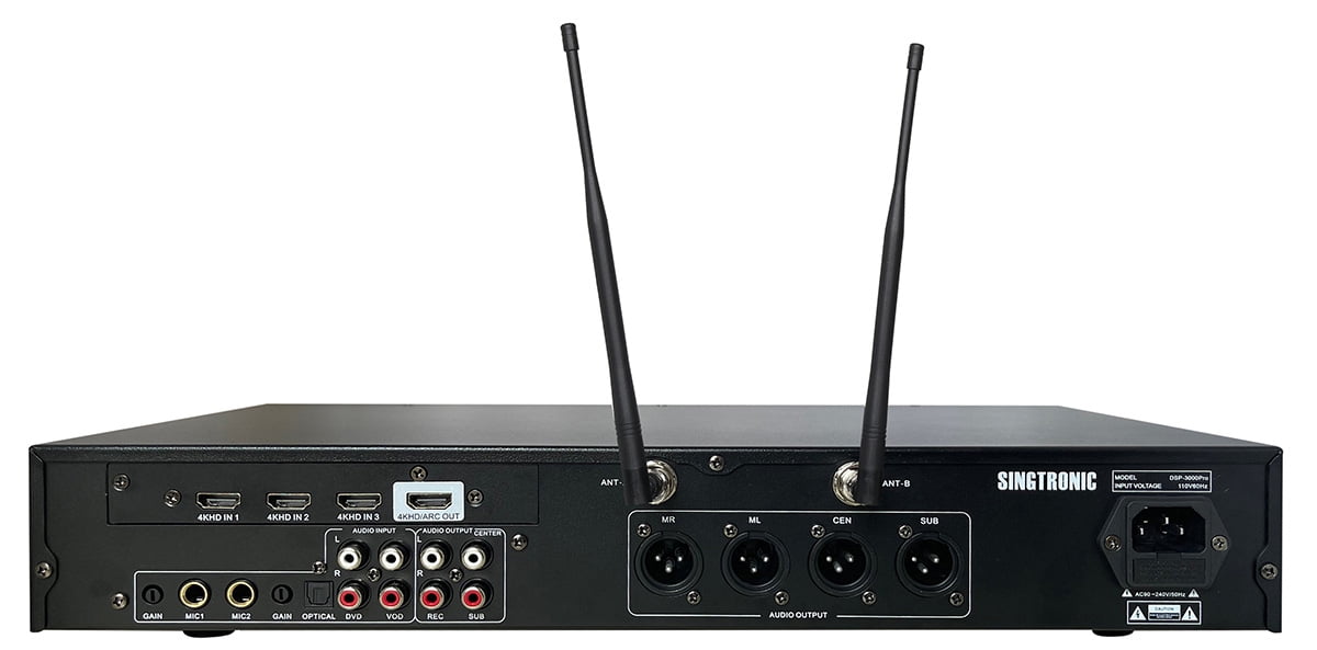 Singtronic DSP-3000 Professional Digital Echo Key Control Karaoke Mixer Processor