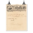 thumbnail image 2 of Print: Harrison Letter Sheet, 1840, 2 of 4