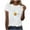 White Summer Tops for Women_0, variant on HAPIMO Women' Plus Size Elegant Blouses Crew Neck Tees Flower Graphic Bsaic Tees Casual Loose Summer Tops for Women Fashion Clothes Dressy Tunic Beige M