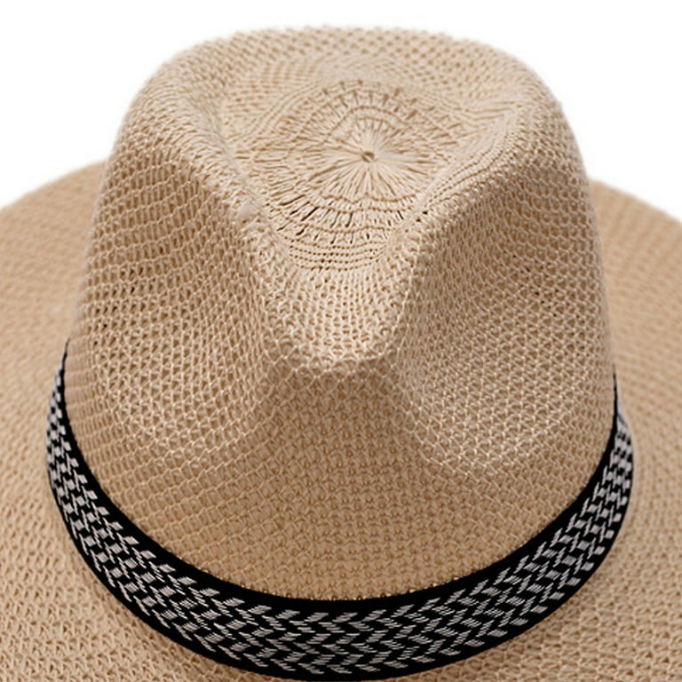 aturustex Middle Aged Elderly Hat for Men, Summer Sun Hat for Middle-Aged  Men