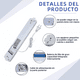 thumbnail image 4 of 2pcs Lámpara De Emergencia De 60 Leds Recargable Blanca, 4 of 5