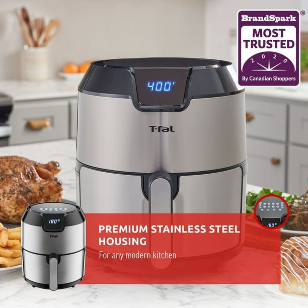 T-fal Easy Fry Prestige XL Air Fryer with Rack 4.2L Digital