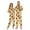 W399, variant on joogoo Daisy Brown Capybara Unisex Adults Onesies Pajamas Jumpsuits L