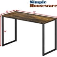 thumbnail image 3 of UTAH-Mission 32-Inch Home Office Computer Desk, 81 x 60 cm, Rustic Brown, 3 of 4