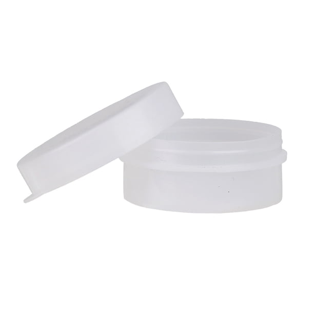 50 Botellas Vacías Recargables Cgtredaw para Ojos Facial Caja Contenedora blanco