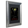 thumbnail image 3 of Trademark Fine Art "Olive Martini II" Canvas Art by Color Bakery, Black Matte, Silver Frame, 3 of 4