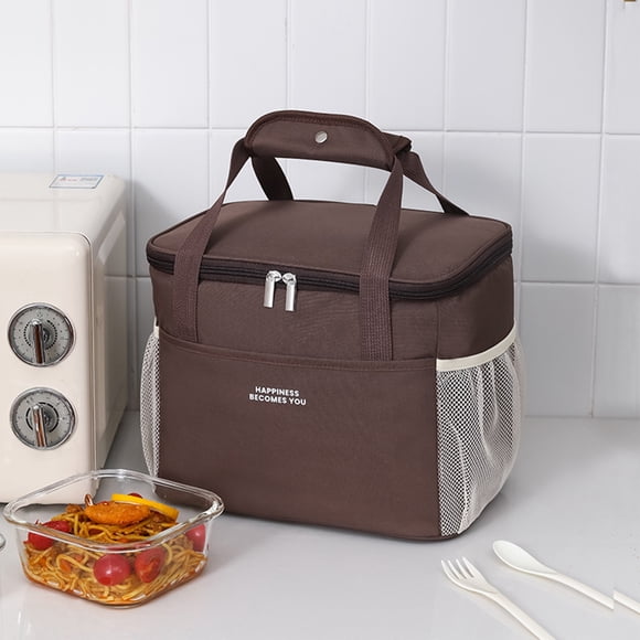 Fiudx Bolsa Térmica Portátil, Diseño Aislante a Prueba de Fugas, Plegable y Ligera, Ideal para Viajes, Playa, Picnic y Camping. Correa de Hombro Ajustable. Tamaño: 30 X 23,5 X 22 Cm.