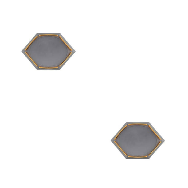 Naiovety Burst Gyro Toys Arena Disk Boys Top Stadium Accesorio para niños gris hexagonal 2Conjunto