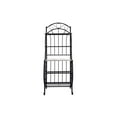 thumbnail image 3 of Boraam Valencia Rustic Baker's Rack with Faux Marble Shelf, 3 of 8