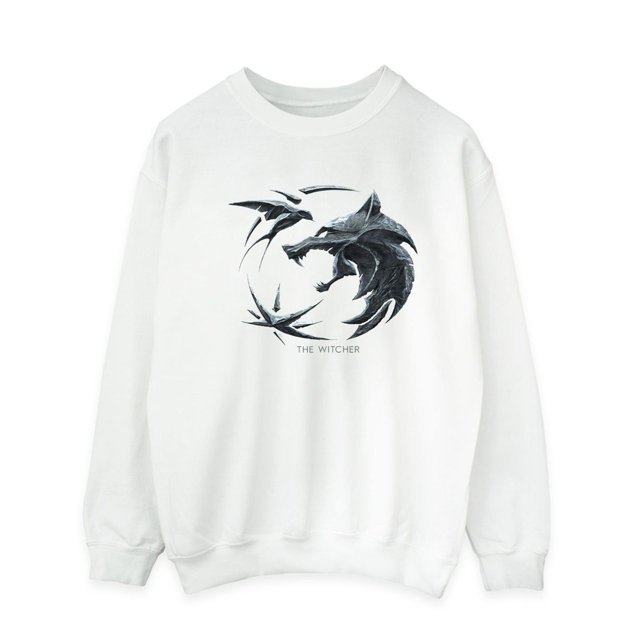 Netflix Chandail en Molleton Logo Loup Sorcier pour Hommes