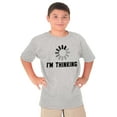 thumbnail image 5 of Thinking Loading Computer Nerd Geek Crewneck T Shirts Boy Girl Teen Brisco Brands XS, 5 of 6