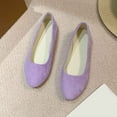 thumbnail image 2 of Daolelai Women's Fashion Solid Color Suede Casual Shoes Slip On Comfortable Shoes, 2 of 4