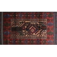 thumbnail image 1 of Ahgly Company Indoor Rectangle Traditional Deep Red Persian Area Rugs, 6' x 9', 1 of 6