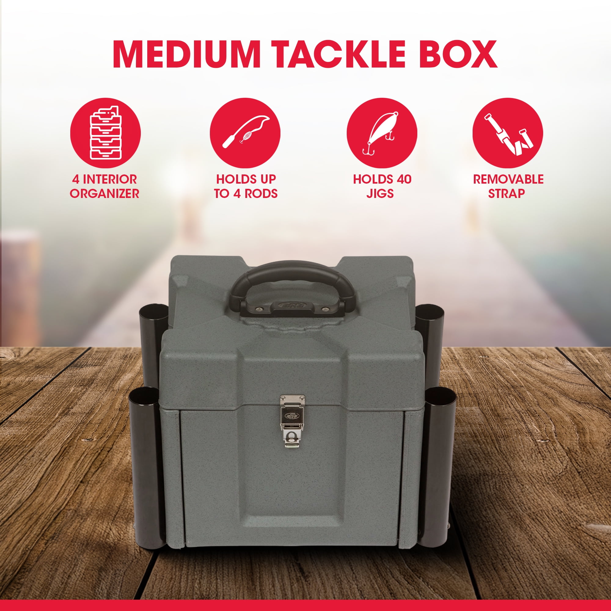 SKB Cases SKB Tackle Box 7000, Gray, 13 5/16 x 10 3/4 x 12 5/8 SKB Cases SKB Tackle Box 7000, Gray, 13 5/16 x 10 3/4 x 12 5/8