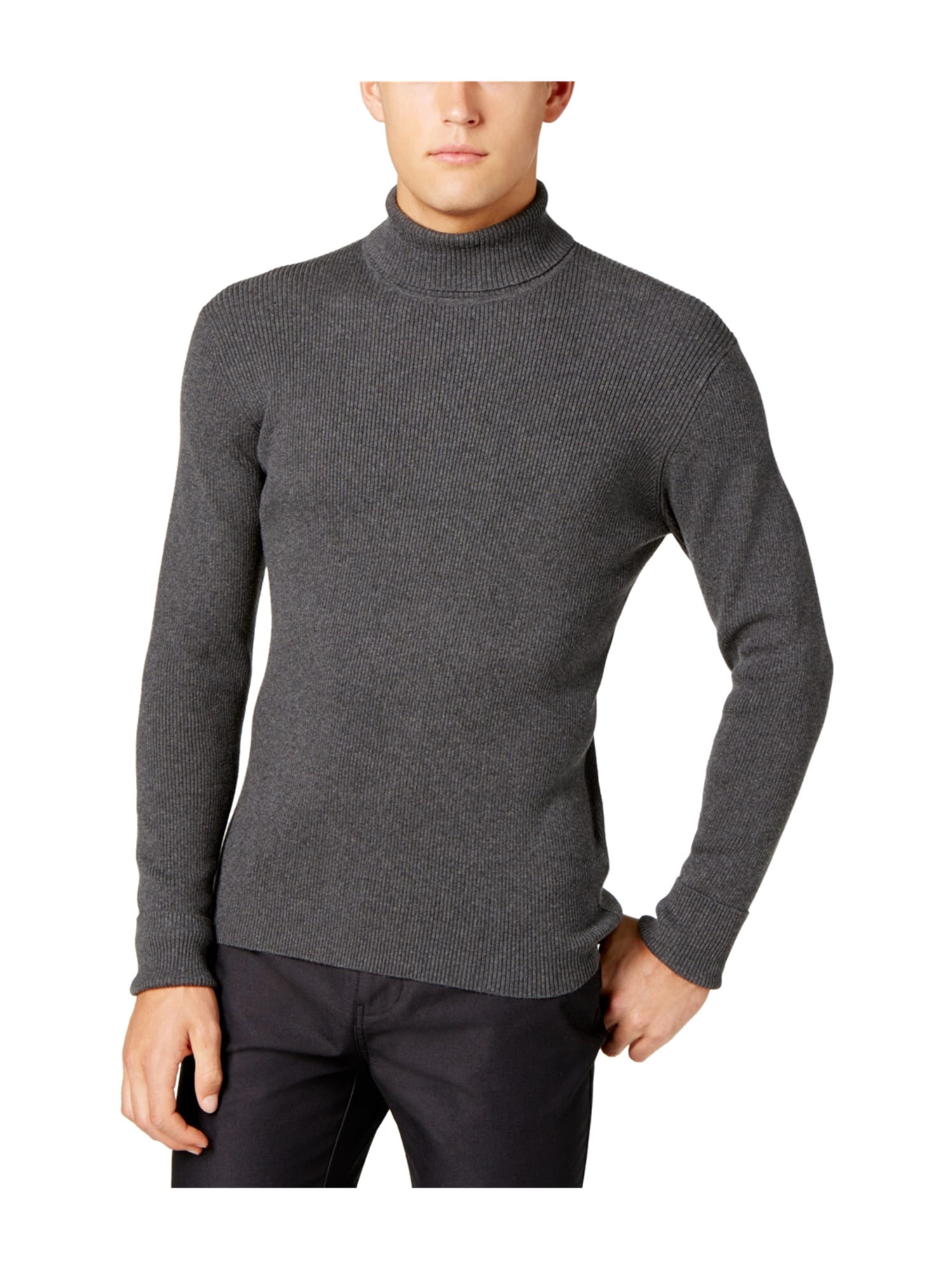 Ryan Seacrest Distinction Mens Medium Crewneck Sweater Grays 